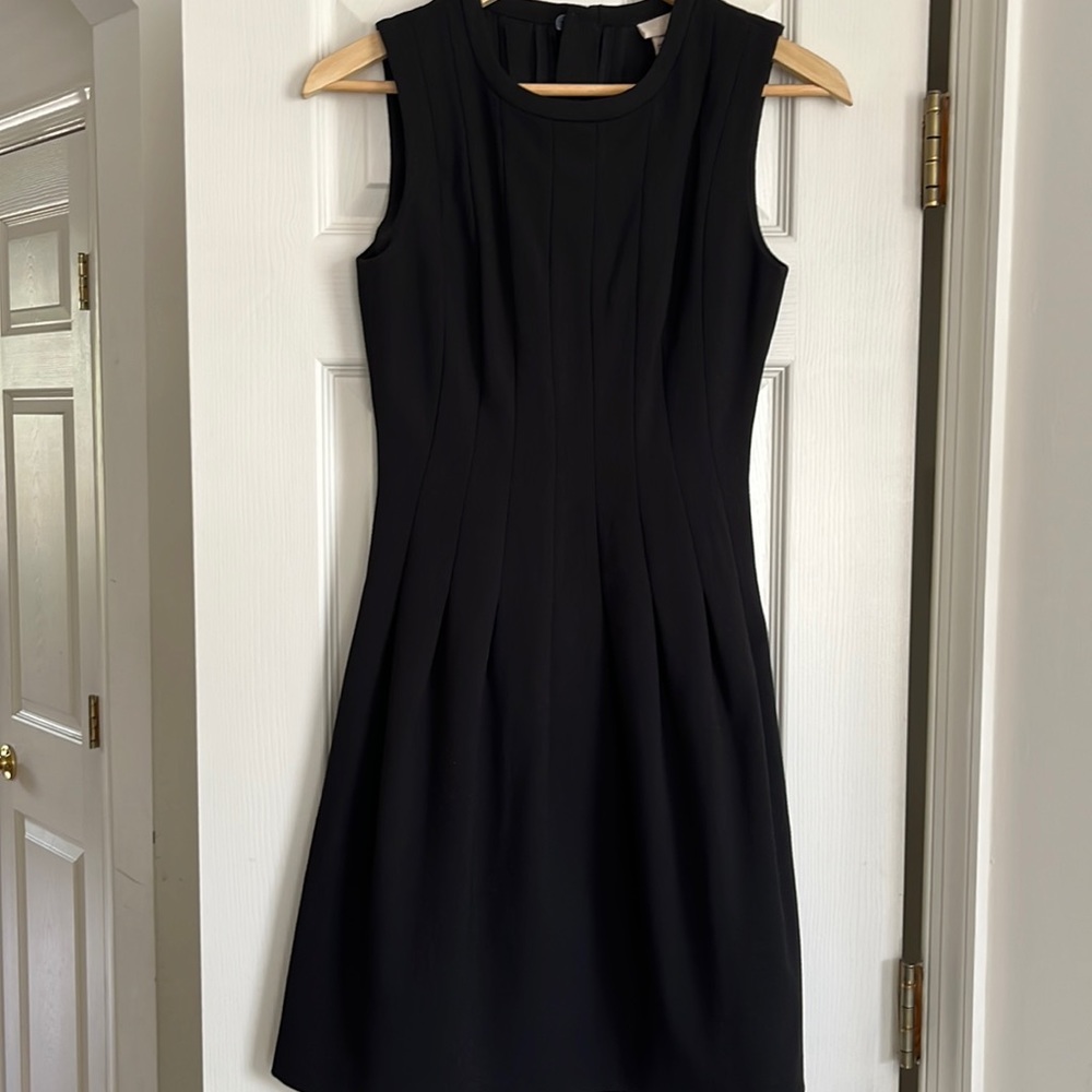 H&M structured black dress